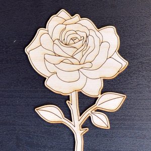 Róża ze sklejki