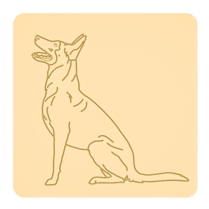 Owczarek belgijski malinois „na słodko” – foremki do ciastek