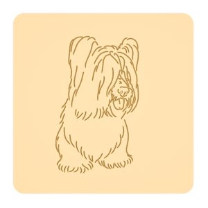 Skye terrier „na słodko” – foremki do ciastek