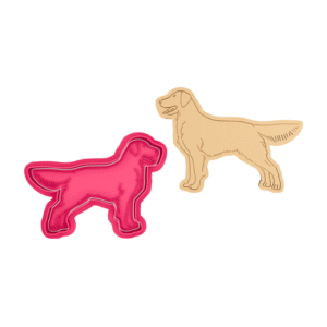 Flat-coated retriever „na słodko” – foremki do ciastek