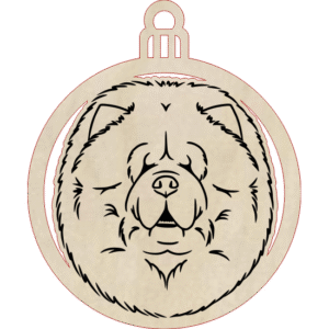 Chow chow – zawieszka