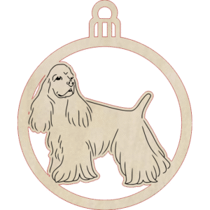 Cocker spaniel amerykański – zawieszka