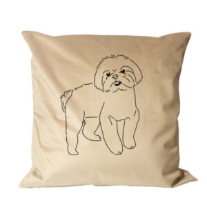 Maltańczyk na poduszce