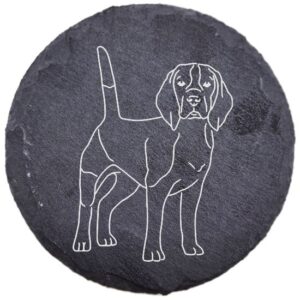 Beagle – podstawka z łupka