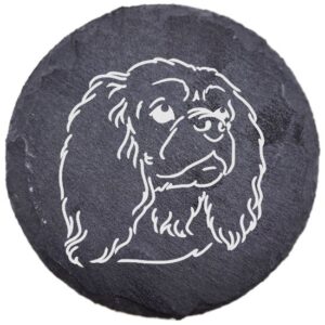 Cavalier King Charles spaniel – podstawka z łupka