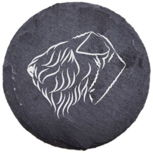 Irish soft coated wheaten terrier / terier pszeniczny – podstawka z łupka