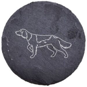 Mały Münsterländer – podstawka z łupka