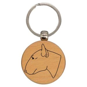 Bulterier – breloczek