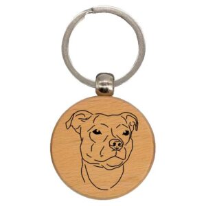 Staffordshire bull terrier – breloczek